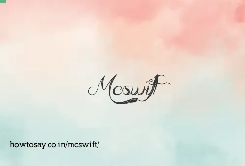Mcswift