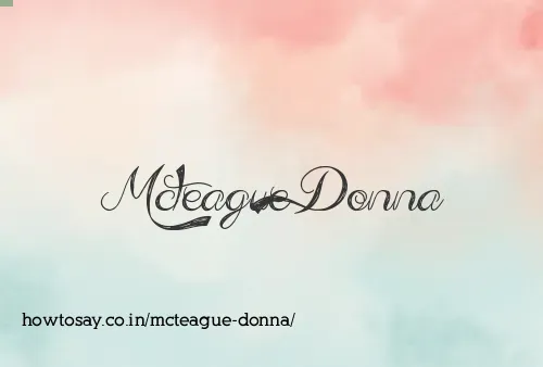 Mcteague Donna