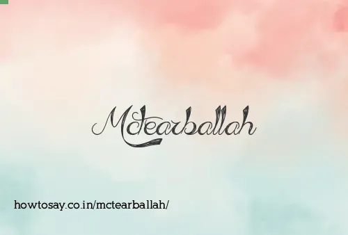Mctearballah