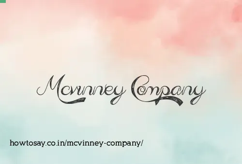 Mcvinney Company
