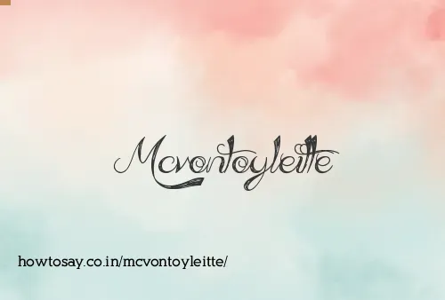 Mcvontoyleitte