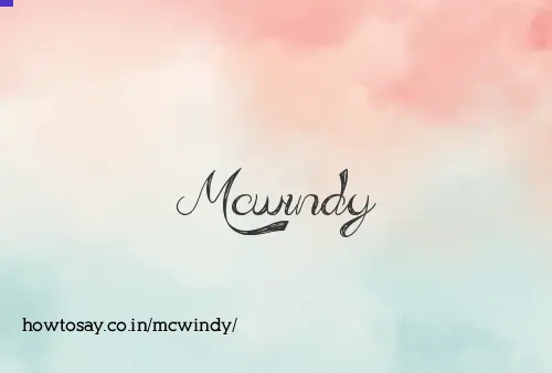 Mcwindy