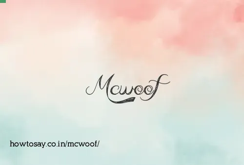 Mcwoof
