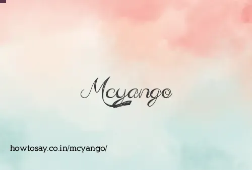 Mcyango
