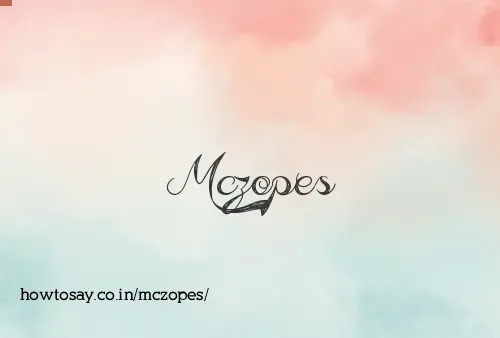 Mczopes
