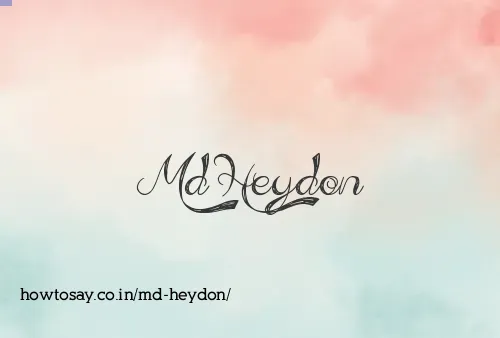Md Heydon