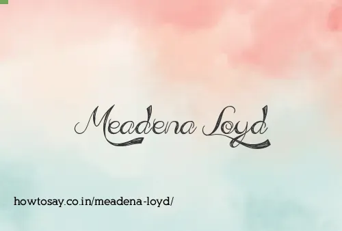 Meadena Loyd