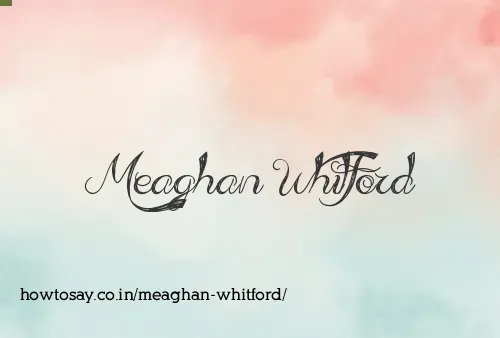 Meaghan Whitford