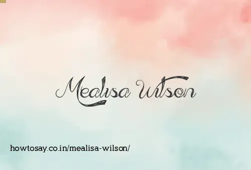 Mealisa Wilson