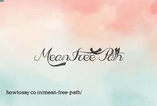 Mean Free Path