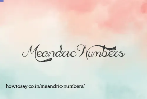 Meandric Numbers