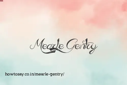 Mearle Gentry