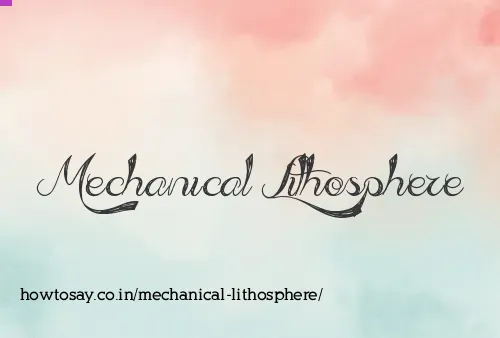 Mechanical Lithosphere