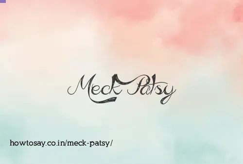 Meck Patsy