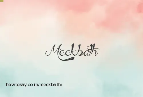 Meckbath
