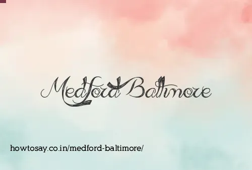 Medford Baltimore