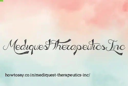 Mediquest Therapeutics Inc
