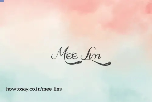 Mee Lim
