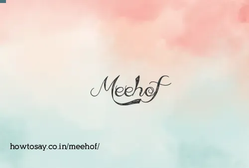 Meehof