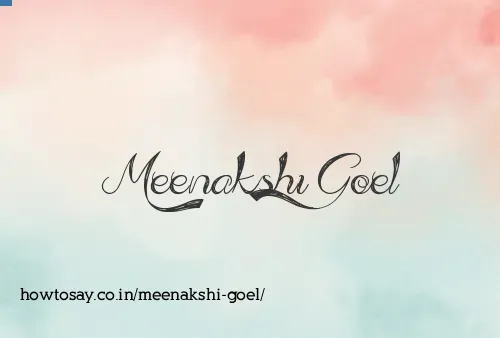 Meenakshi Goel