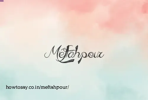 Meftahpour