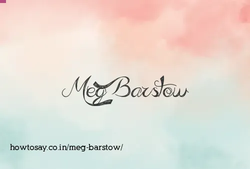 Meg Barstow