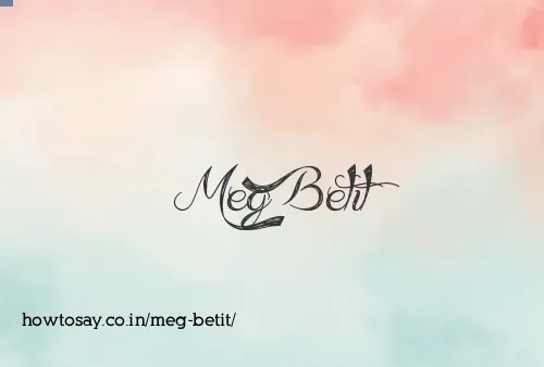 Meg Betit