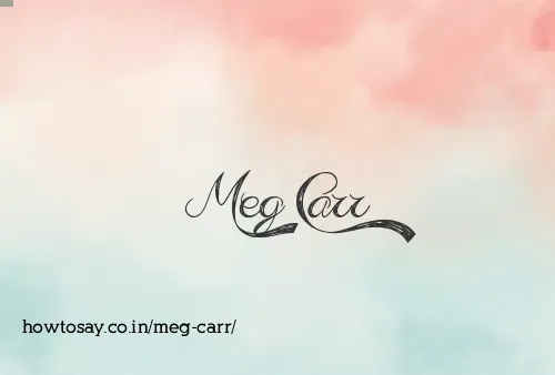 Meg Carr