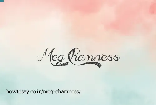 Meg Chamness