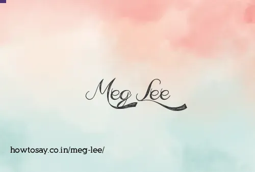 Meg Lee