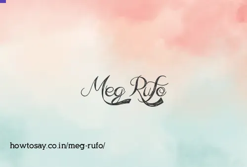 Meg Rufo