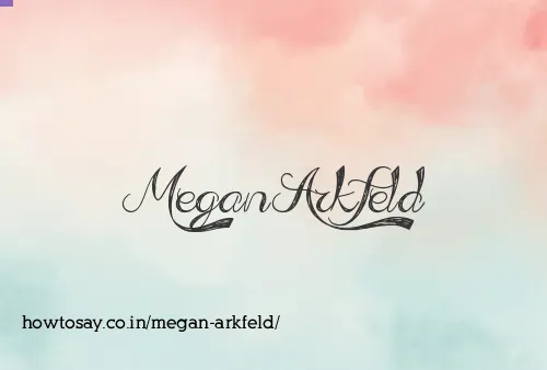 Megan Arkfeld