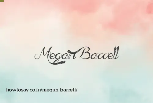 Megan Barrell
