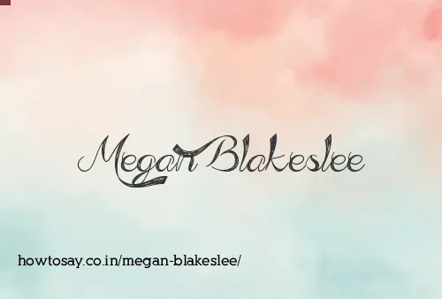 Megan Blakeslee