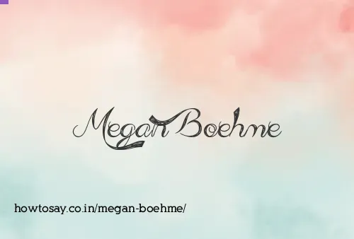 Megan Boehme
