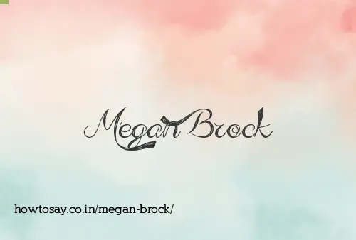 Megan Brock