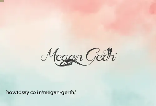 Megan Gerth
