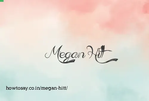 Megan Hitt