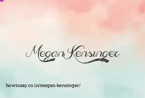 Megan Kensinger