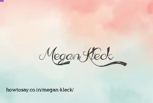 Megan Kleck