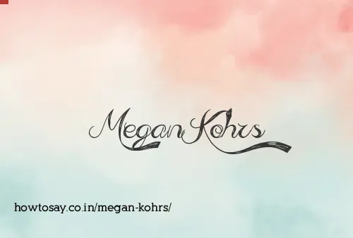 Megan Kohrs