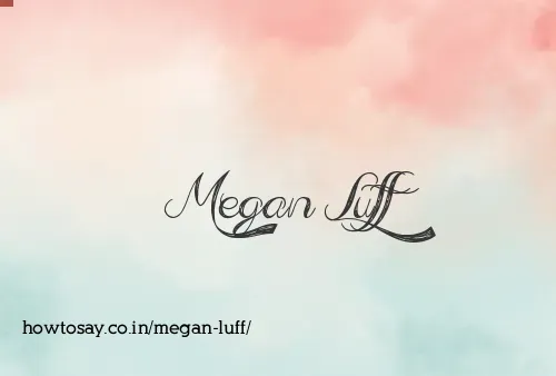 Megan Luff
