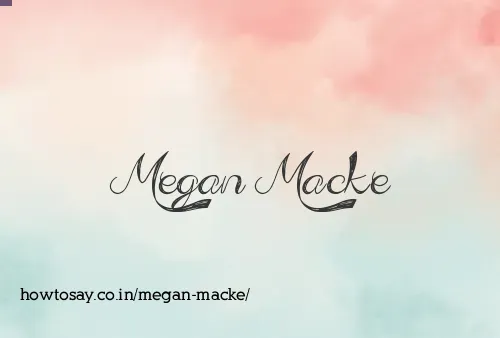 Megan Macke