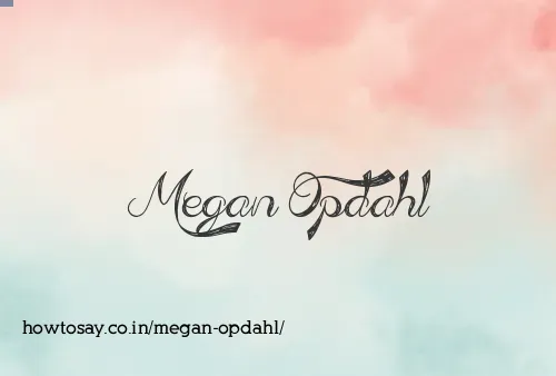 Megan Opdahl