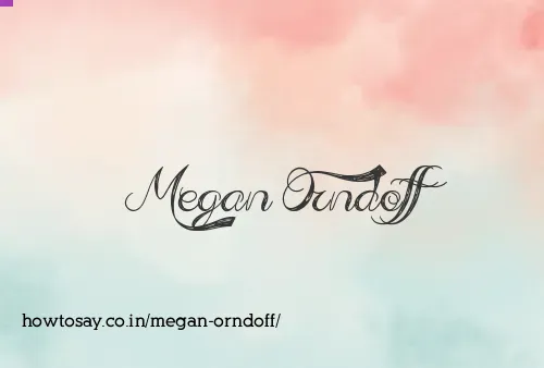 Megan Orndoff