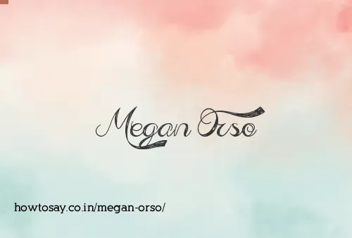 Megan Orso