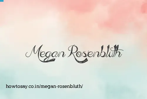 Megan Rosenbluth