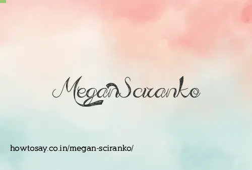 Megan Sciranko