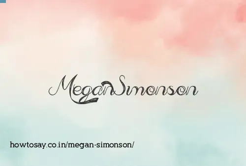 Megan Simonson