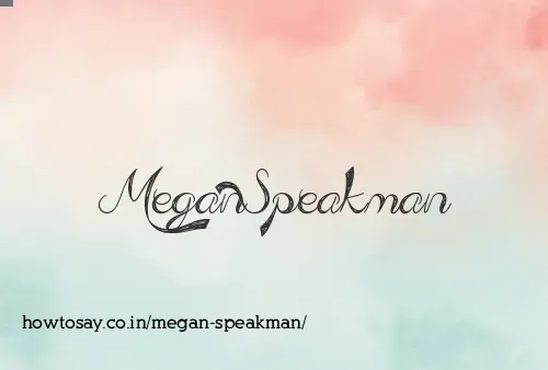 Megan Speakman